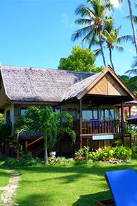 Beachfront Cottage from front