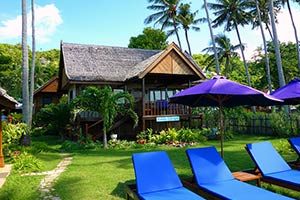 View Kaluku Cottages from back